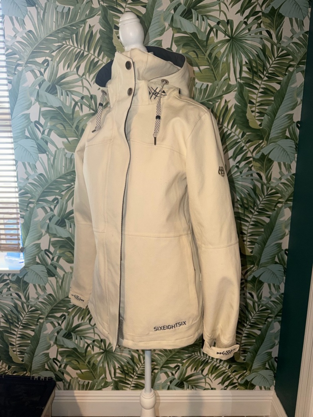 686 Spellbound Women's Ski Jacket Cream M - Picture 4 of 11